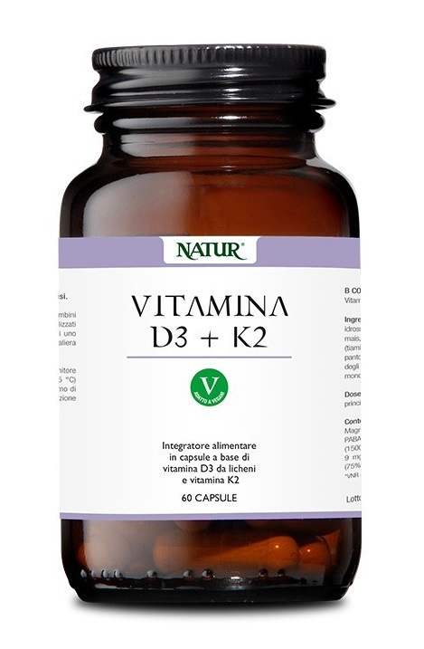 VITAMINA D3+K2 60 CAPSULE - latuafarmacia.org