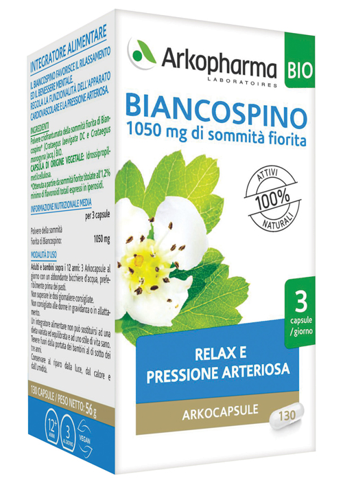 ARKO CAPSULE BIANCOSPINO BIO 45 CAPSULE - latuafarmacia.org