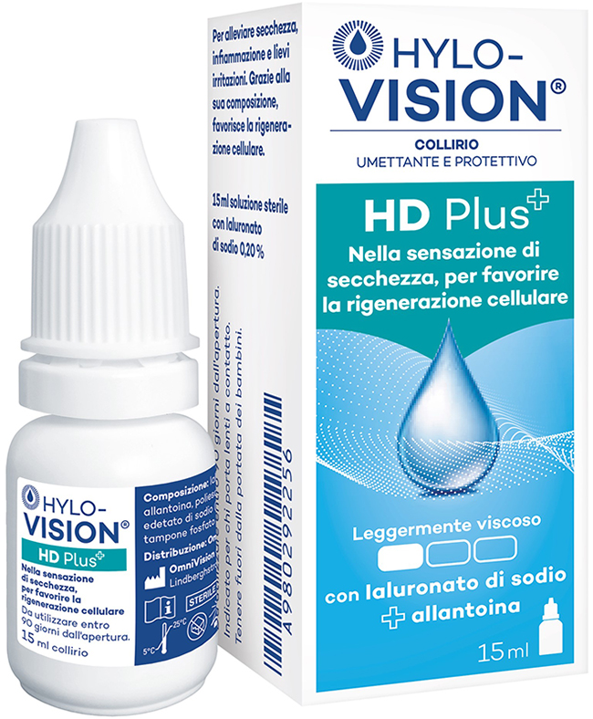 HYLOVISION HD PLUS COLLIRIO UMETTANTE E PROTETTIVO 15 ML - latuafarmacia.org