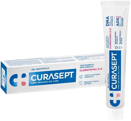 CURASEPT DENTIFRICIO 0,12 75 ML ADS+DNA - latuafarmacia.org