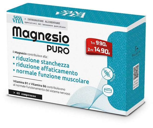 SANAVITA MAGNESIO PURO 60 COMPRESSE - latuafarmacia.org