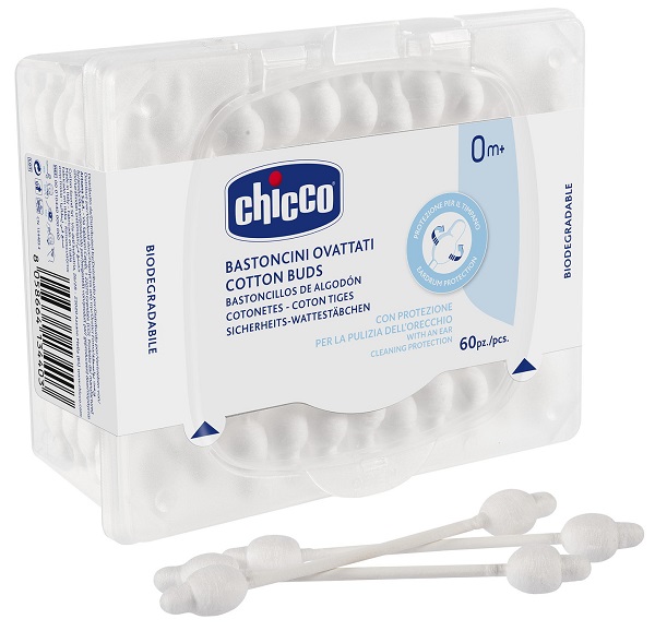 CHICCO BASTONCINI COTONATI 60 PEZZI - latuafarmacia.org