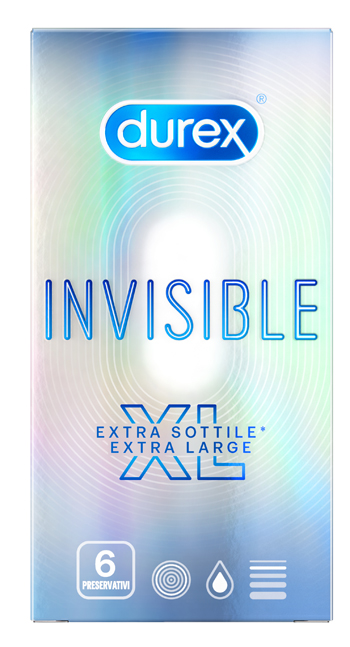 PROFILATTICO DUREX INVISIBLE XL 6 PEZZI - latuafarmacia.org