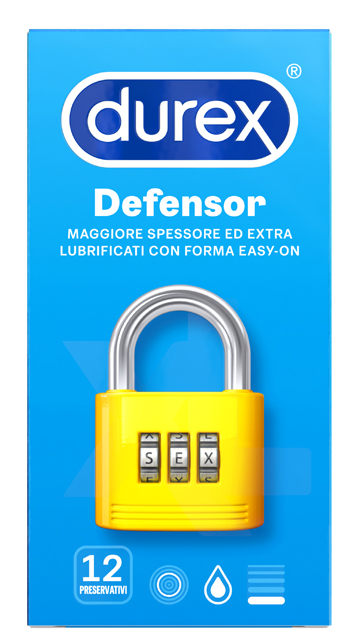 PROFILATTICO DUREX DEFENSOR 12 PEZZI - latuafarmacia.org