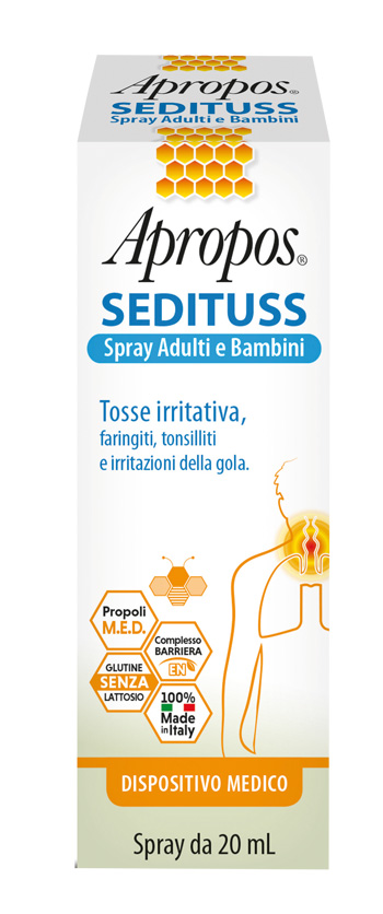 APROPOS SEDITUSS SPRAY ADULTI/BAMBINI 20 ML - latuafarmacia.org