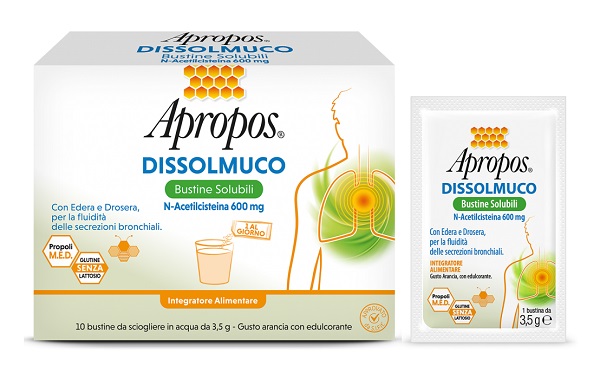 APROPOS DISSOLMUCO 10 BUSTINE SOLUBILI - latuafarmacia.org