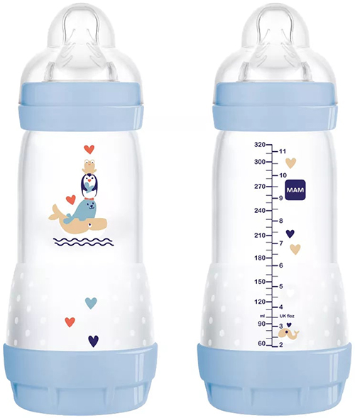 MAM BIBERON EASY START 320 ML 4+ TETTARELLA 3 MASCHIO - latuafarmacia.org
