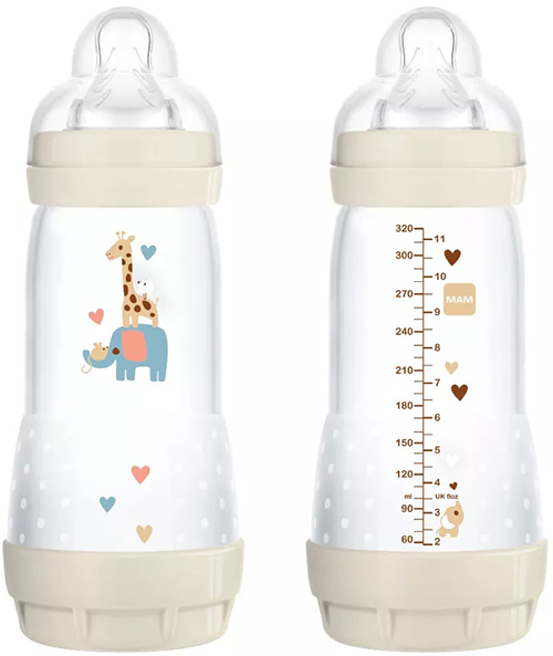 MAM BIBERON EASY START 320 ML 4+ TETTARELLA 3 NEUTRO - latuafarmacia.org