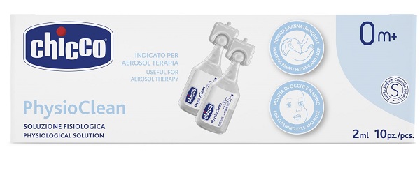 CHICCO SOLUZIONE PHYSIOCLEAN 2 ML 10 PEZZI - latuafarmacia.org