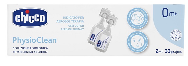 CHICCO SOLUZIONE PHYSIOCLEAN 2 ML 33 PEZZI - latuafarmacia.org