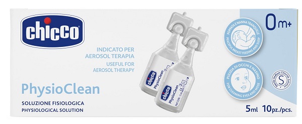 CHICCO SOLUZIONE PHYSIOCLEAN 5 ML 10 PEZZI - latuafarmacia.org