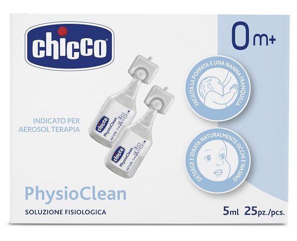CHICCO SOLUZIONE PHYSIOCLEAN 5 ML 25 PEZZI - latuafarmacia.org