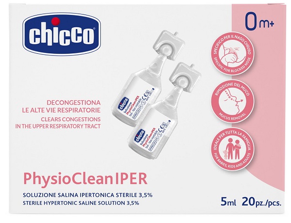CHICCO SOLUZIONE HYPERTONIC 5 ML 20 PEZZI - latuafarmacia.org