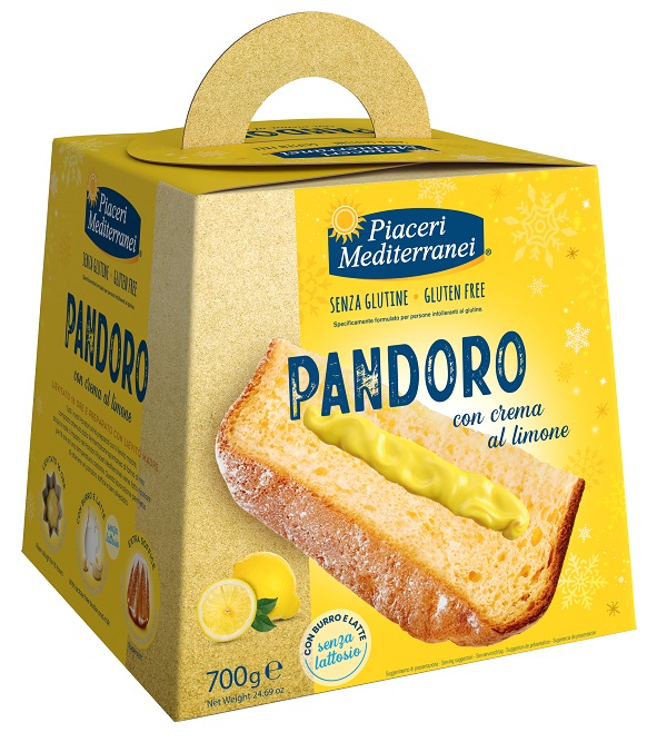 PIACERI MEDITERRANEI PANDORO CREMA AL LIMONE 700 G - latuafarmacia.org