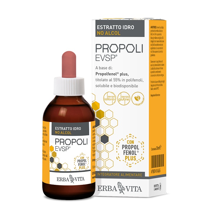 PROPOLI EVSP ESTRATTO IDRO NO ALCOL 30 ML - latuafarmacia.org