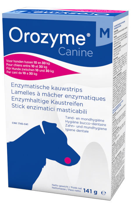 OROZYME CANINE STRISCE ENZIMATICHE MASTICABILI PER CANI DI TAGLIA MEDIA - latuafarmacia.org