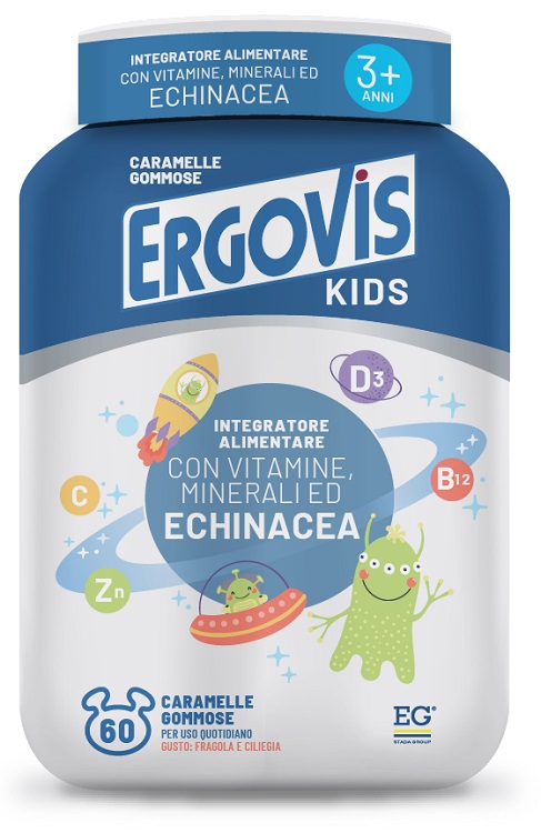 ERGOVIS KIDS 60 CARAMELLE GUSTOSE - latuafarmacia.org
