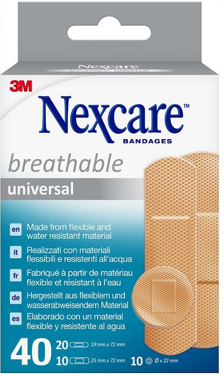 CEROTTO PREPARATO NEXCARE UNIVERSAL ASSORTITI 20 CEROTTO 19X72MM + 10 CEROTTO 25X72MM + 10 CEROTTO TONDI 22,5MM - latuafarmacia.org