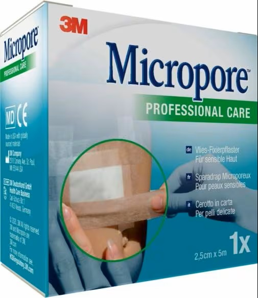 CEROTTO IN CARTA MICROPORE SURGICAL TAPE TAN M5X25MM - latuafarmacia.org