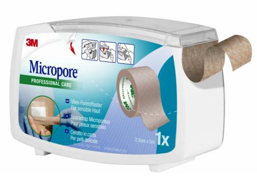 CEROTTO IN CARTA MICROPORE SURGICAL TAPE TAN M5X25MM DISPENSER - latuafarmacia.org