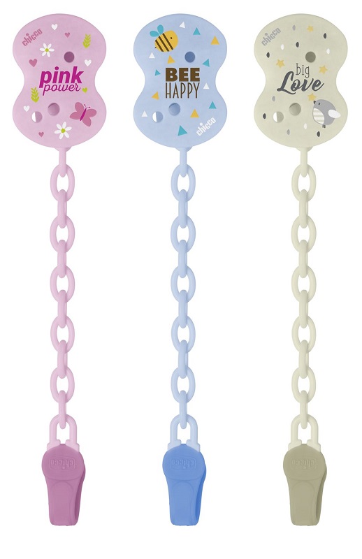 CHICCO CLIP CON CATENELLA MIXED COLORS NEW 2020 - latuafarmacia.org