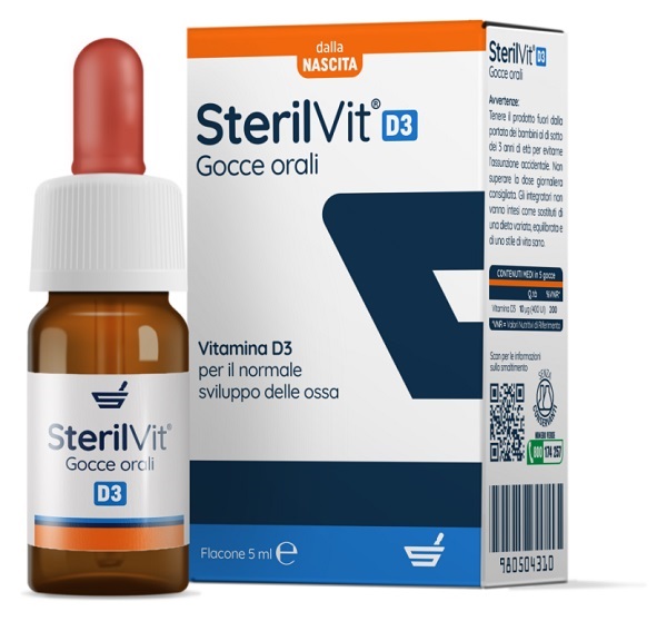 STERILVIT D3 GOCCE 5 ML - latuafarmacia.org
