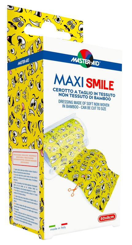CEROTTO A TAGLIO MASTER-AID MAXI SMILE TNT 50 X 8 CM - latuafarmacia.org