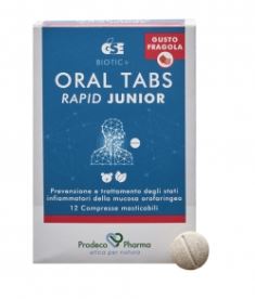 GSE ORAL TABS RAPID JUNIOR FRAGOLA 12 COMPRESSE - latuafarmacia.org