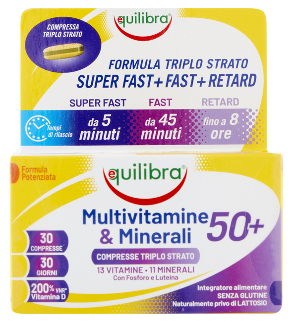 MULTIVITAMINE&MINERALI 50+ 30 COMPRESSE - latuafarmacia.org