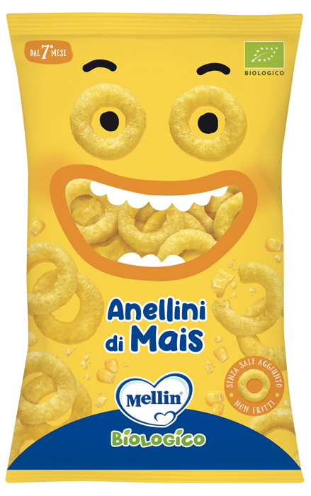 MELLIN SNACK BIO ANELLINI MAIS 15 G - latuafarmacia.org