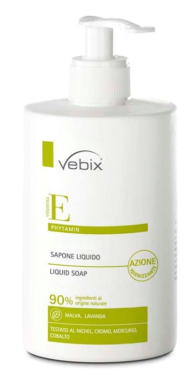 VEBIX PHYTAMIN SAPONE MANI AZIONE IGIENIZZANTE 500 ML - latuafarmacia.org