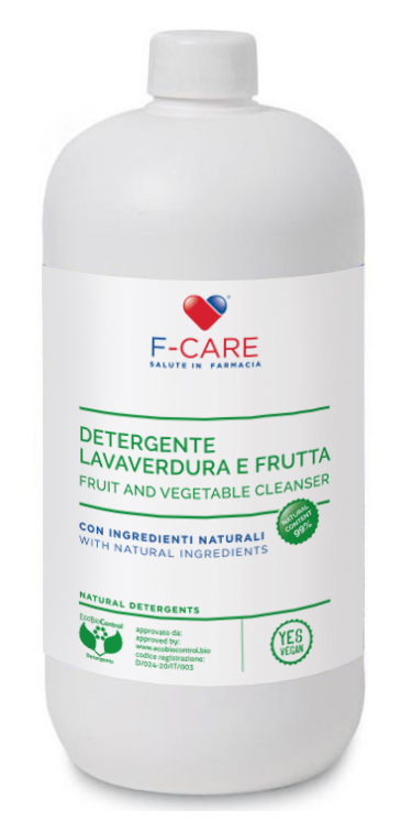 F CARE DETERGENTE VERDURA FRUTTA BIO 1000 ML - latuafarmacia.org
