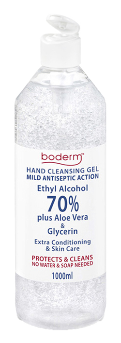 BODERM HAND CLEANSING GEL 70% 1 LITRO - latuafarmacia.org
