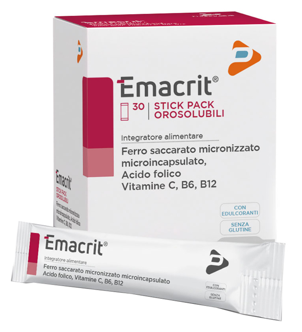 EMACRIT OROSOLUBILE 30 STICK PACK - latuafarmacia.org
