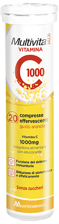 MULTIVITAMIX VIT C 1000 20 COMPRESSE EFFERVESCENTI - latuafarmacia.org
