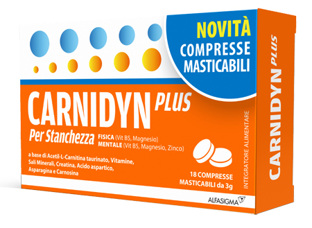 CARNIDYN PLUS 18 COMPRESSE MASTICABILI - latuafarmacia.org