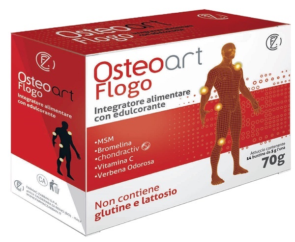 OSTEOART FLOGO 14 BUSTINE CON EDULCORANTE SENZA GLUTINE E LATTOSIO - latuafarmacia.org
