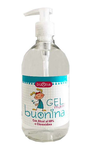 BUONA BUONINA GEL IGIENIZZANTE MANI ALCOOL 68% E CLOREXIDINA 500 ML - latuafarmacia.org