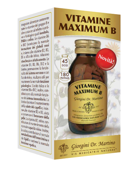 VITAMINE MAXIMUM B 180 PASTIGLIE - latuafarmacia.org