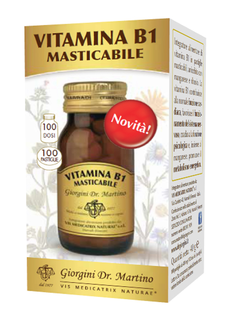 VITAMINA B1 MASTICABILE 100 PASTIGLIE - latuafarmacia.org