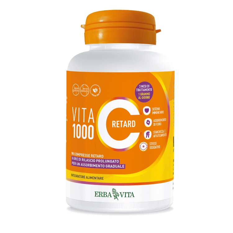 VITA C 1000 RETARD 90 COMPRESSE - latuafarmacia.org