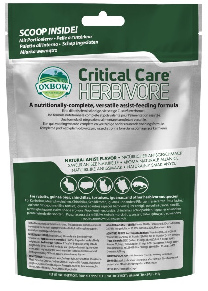CRITICAL CARE HERBIVORE 141 G - latuafarmacia.org
