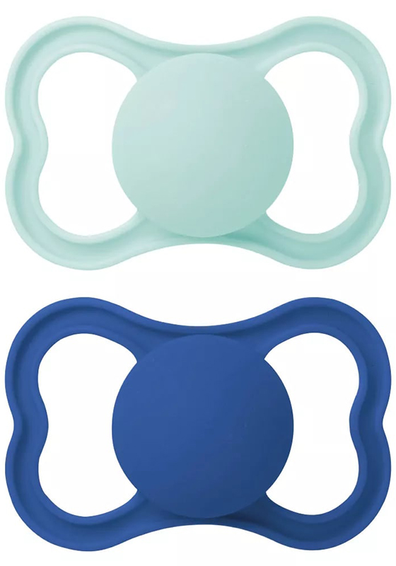 MAM AIR SUCCHIETTO 16+ MESI SILICONE MASCHIO 2 PEZZI - latuafarmacia.org