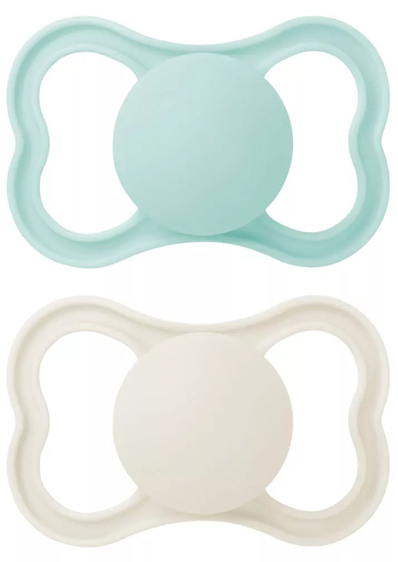 MAM AIR SUCCHIETTO 6+ MESI SILICONE NEUTRO 2 PEZZI - latuafarmacia.org