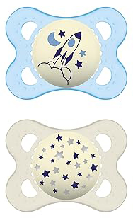 MAM SUCCHIETTO ORIGINAL NIGHT 2-6 MESI SILICONE MASCHIO 2 PEZZI - latuafarmacia.org