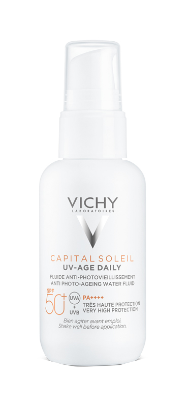 CAPITAL SOLEIL UV-AGE FLUIDO ANTI-FOTOINVECCHIAMENTO SPF50+ 40 ML - latuafarmacia.org