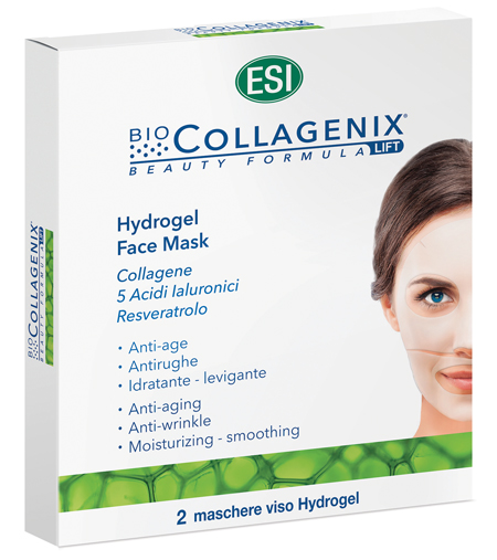 ESI BIOCOLLAGENIX HYDROGEL FACE MASK 2 PEZZI - latuafarmacia.org