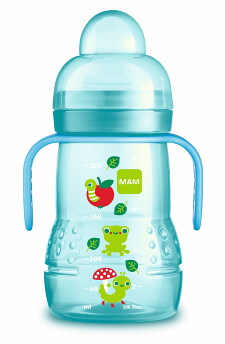 MAM TRAINER 220 ML 4+ BECCUCCIO SOFT SILICONE NEUTRO - latuafarmacia.org