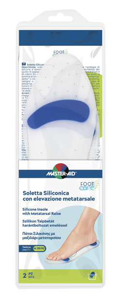 SOLETTA SILICONICA MASTER-AID FOOTCARE MEDIUM 39-40 METATARSO I5 - latuafarmacia.org