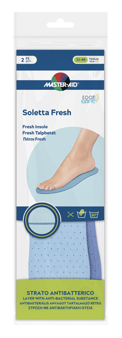 MASTER-AID FOOTCARE SOLETTA FRESH RITAGLIABILE 2 PEZZI I2 - latuafarmacia.org